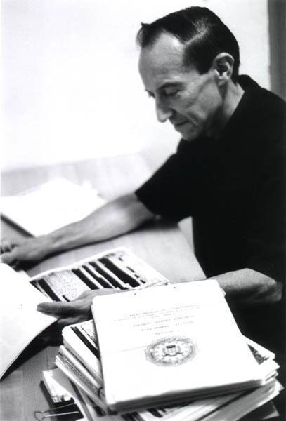 This photo shows the author reading through the newly released 1800 page FBI Einstein File. Jerome obtained access to virtually the full FBI file on the world